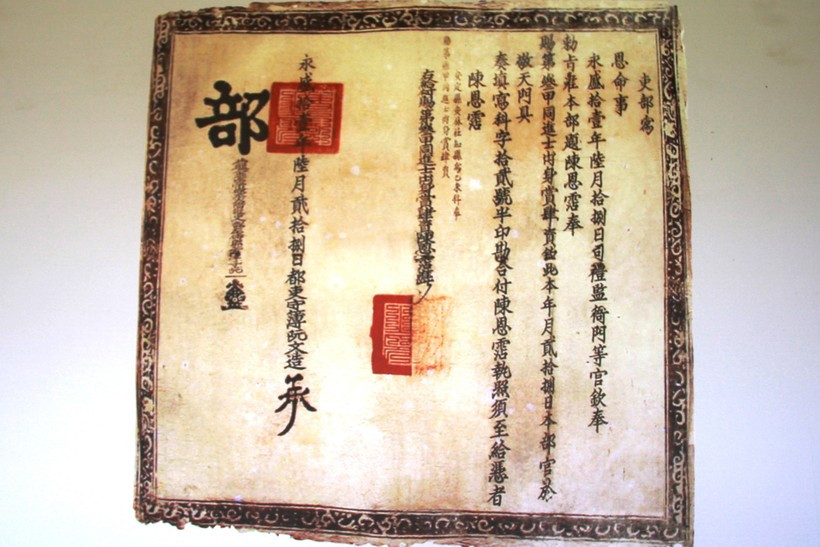 Vị Tiến sĩ nước Việt nào có 3 con rể đỗ đại khoa? - Hình 4 Vi Tien si nuoc Viet nao co 3 con re do dai khoa?-Hinh-4