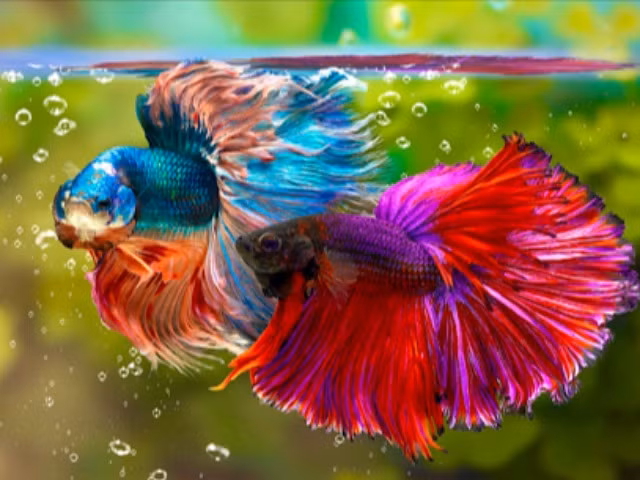  Cá cảnh: Cá cảnh là thú vui của nhiều người. Cá cảnh bởi lội thể hiện năng lượng dương, mang lại sinh khí cho gia đình và còn giúp thư giãn tinh thần, mang lại may mắn về mặt phong thủy. 