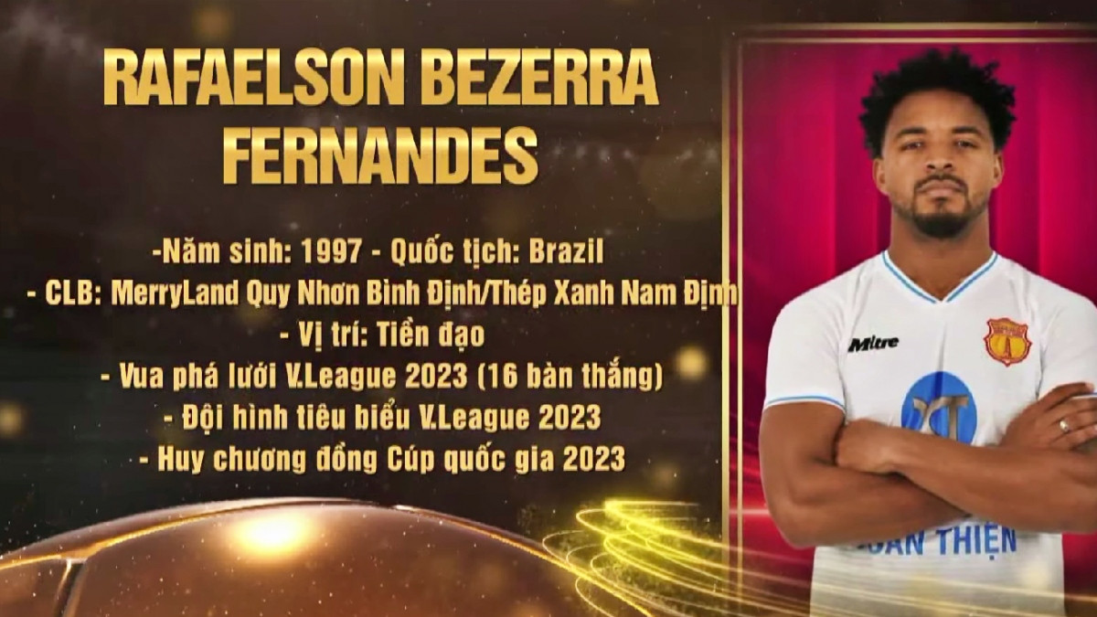 Quả bóng vàng Việt Nam 2023: Hoàng Đức vượt Tuấn Hải nghẹt thở - Hình 8 Qua bong vang Viet Nam 2023: Hoang Duc vuot Tuan Hai nghet tho-Hinh-8
