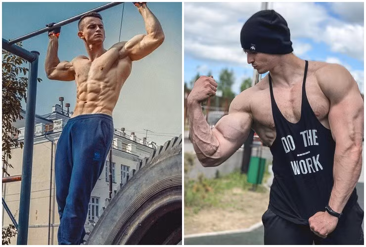 “Quai vat the hinh” body nhu sieu nhan anh hung, vo dep nuc tieng-Hinh-2