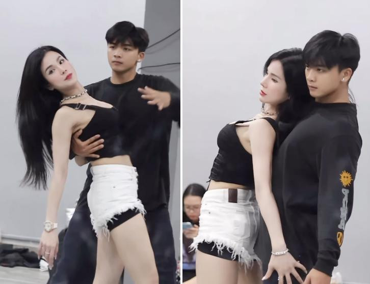 Diep Lam Anh lang-xe mot ton hinh the