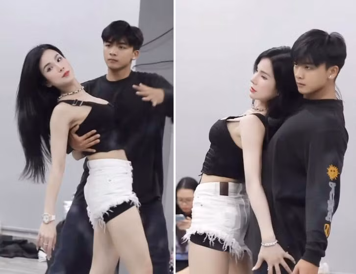 Diep Lam Anh lang-xe mot ton hinh the