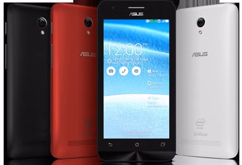  Asus Zenfone C (1,99 triệu đồng). Asus ZenFone C được trang bị màn hình cảm ứng 4,5-inch, độ phân giải 480x854 pixel công nghệ TFT hiển thị tốt những hình ảnh, thông tin người dùng cần xem ở độ tương phản và độ sáng cao, góc rộng. Máy sở hữu camera chính độ phân giải 5MP. Máy mang “trái tim” là bộ vi xử lý lõi kép từ nhà sản xuất danh tiếng Intel mang tên Atom Z2520 xung nhịp 1,2GHz đi cùng RAM 1GB cho hiệu suất ấn tượng. Asus ZenFone C hỗ trợ chuẩn hai SIM, khả năng hỗ trợ tốc độ mạng 3G lên đến 42Mbps DC-HSPA+ mang lại cho người dùng kết nối mọi lúc mọi nơi.