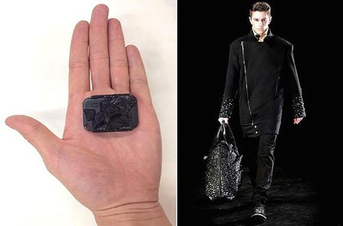 Nhà thiết kế Asher Levine đã cho ra mắt những mẫu thiết kế có gắn chip để định vị.