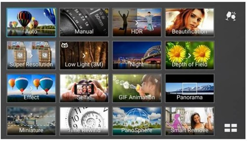 Điểm nhấn của Asus ZenFone 2 Laser 5.5 (ZE550KL) chính là khả năng chụp ảnh. So với các đối thủ thì việc tích hợp camera sau 13 megapixel với đèn flash LED kép là không có đặc biệt. Tuy nhiên, với công nghệ lấy nét bằng laser, máy cho khả năng lấy nét cực nhanh chỉ 0.03 giây, ấn tượng hơn nhiều so với đối thủ trong điều kiện ánh sáng yếu. Ứng dụng camera thậm chí còn cung cấp đến 18 chế độ chụp khác nhau, trong đó bao gồm cả chế độ chụp ngược sáng (Super HDR).