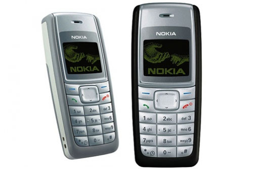 2. Nokia 1110 (sản xuất năm 2005, số lượng máy bán ra: 250 triệu chiếc).