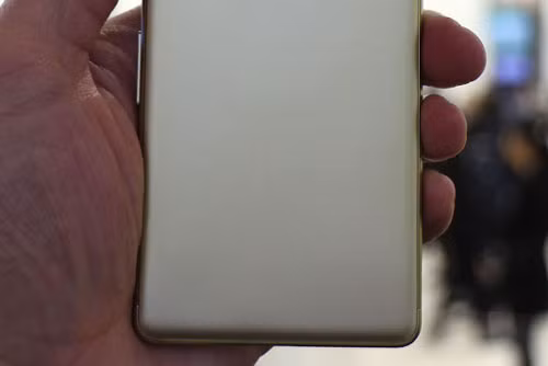 Phía dưới mặt lưng trốn trơn.