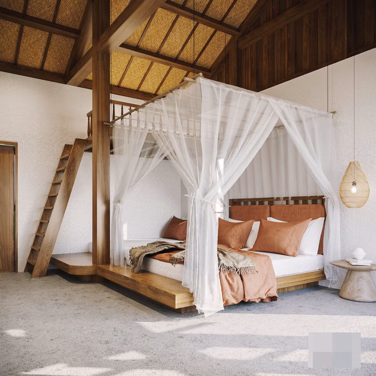 Ngoi nha o ngoai o Ha Noi, dung tu go cu, lop cot-ep-Hinh-4