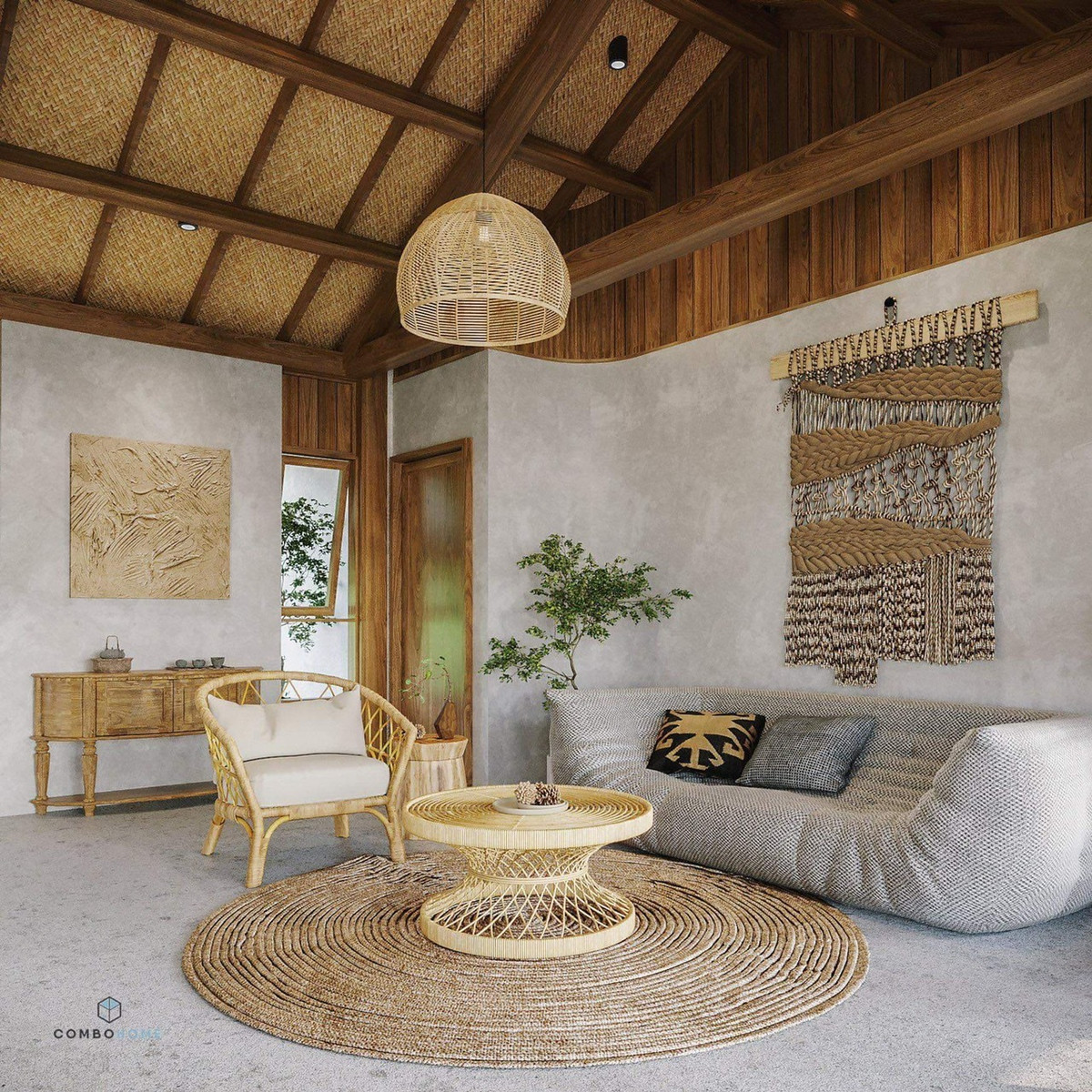 Ngoi nha o ngoai o Ha Noi, dung tu go cu, lop cot-ep-Hinh-13