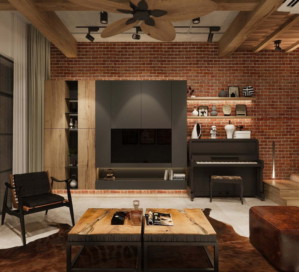 Không gian sống chất lừ khi thiết kế theo phong cách nhà hàng ảnh 7