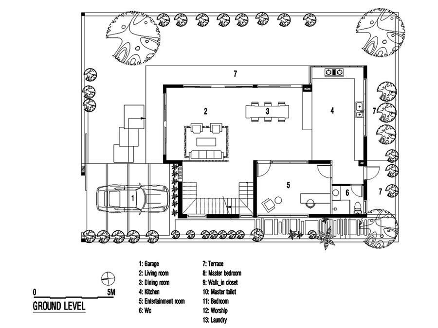 Biệt thự hiện đại nhưng vẫn ngập mảng xanh ở phố biển Nha Trang ảnh 2