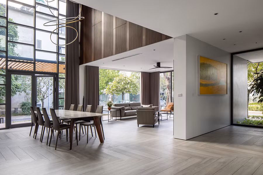 Biet thu 3 tang dep ngo ngang voi y tuong thiet ke tu bui tre-Hinh-8