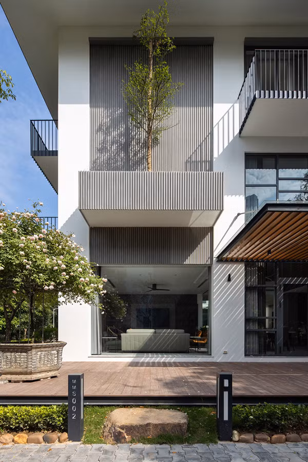 Biet thu 3 tang dep ngo ngang voi y tuong thiet ke tu bui tre-Hinh-5