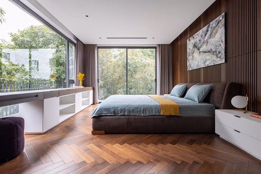 Biet thu 3 tang dep ngo ngang voi y tuong thiet ke tu bui tre-Hinh-13