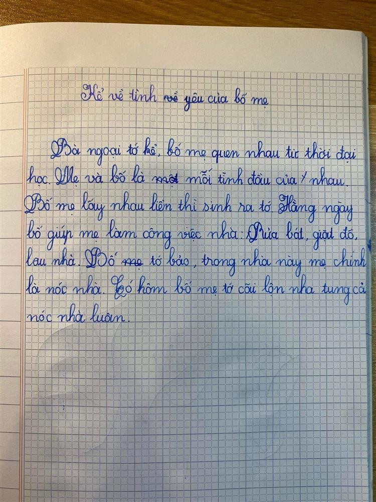 Hoc sinh lop 3 ta canh yeu cua bo me, doc hoi thoai soc tan oc-Hinh-2