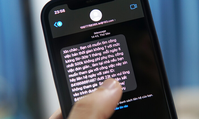 3 cach chan tin nhan rac iMessage gay phien toai tren iPhone