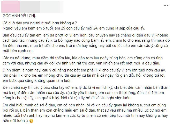 Khong duoc li xi tet duong, “phi cong” doi chia tay nghe muon xiu