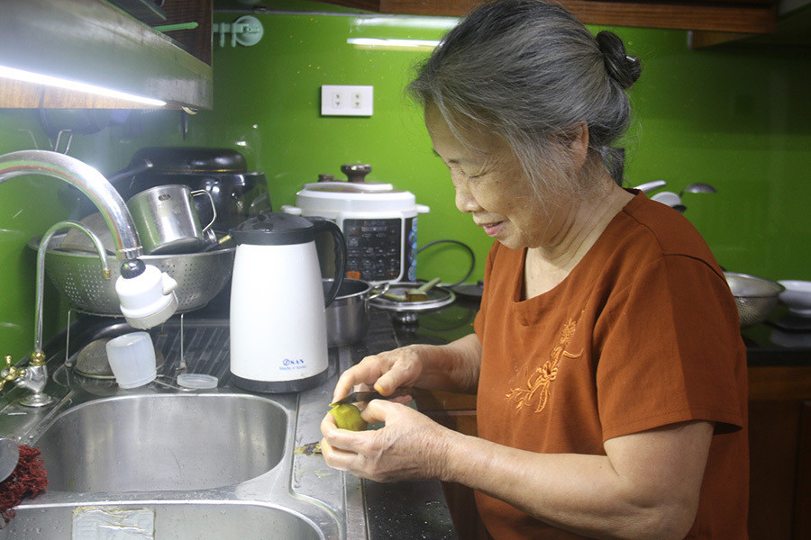 Giot nuoc mat co don cua me ngay nhap vien