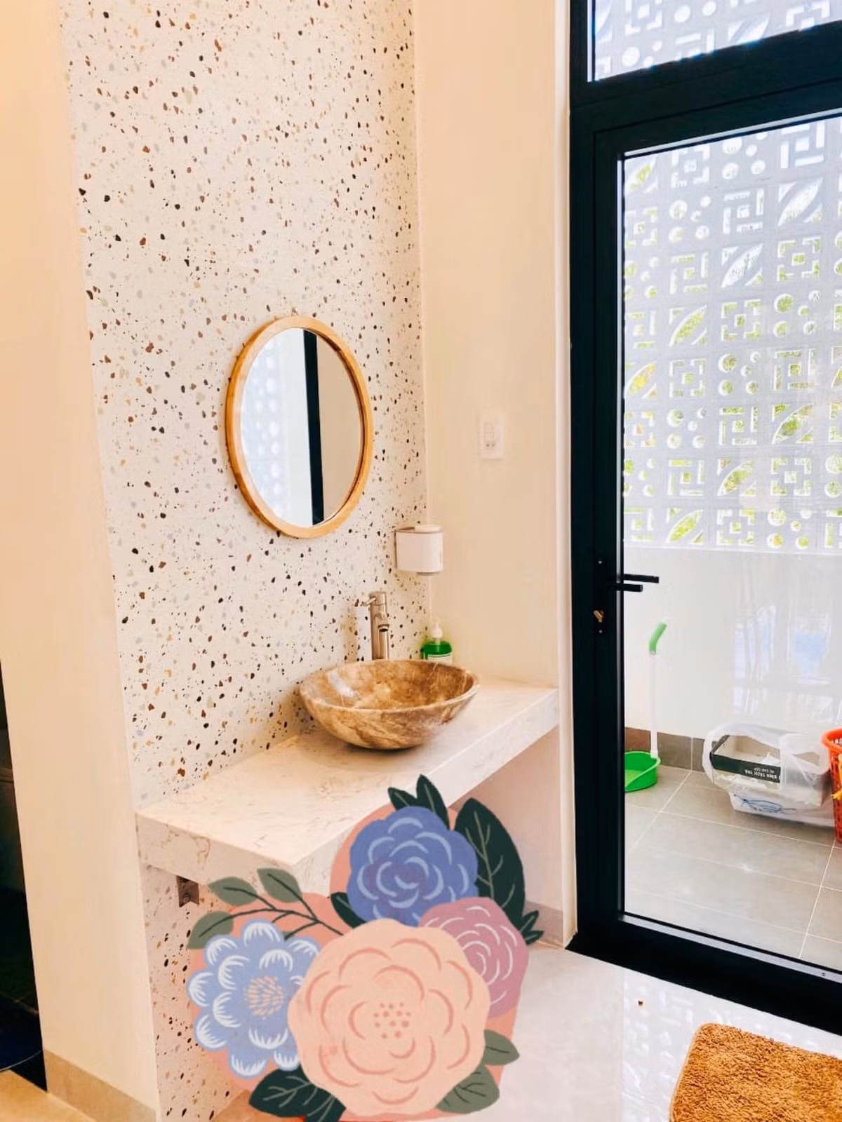 Nha mai Thai rong 170m2 o Gia Lai co vuon rau nho xinh muot mat-Hinh-3