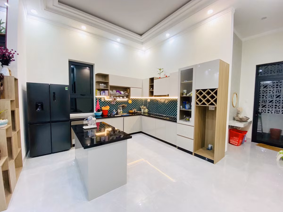 Nha mai Thai rong 170m2 o Gia Lai co vuon rau nho xinh muot mat-Hinh-6