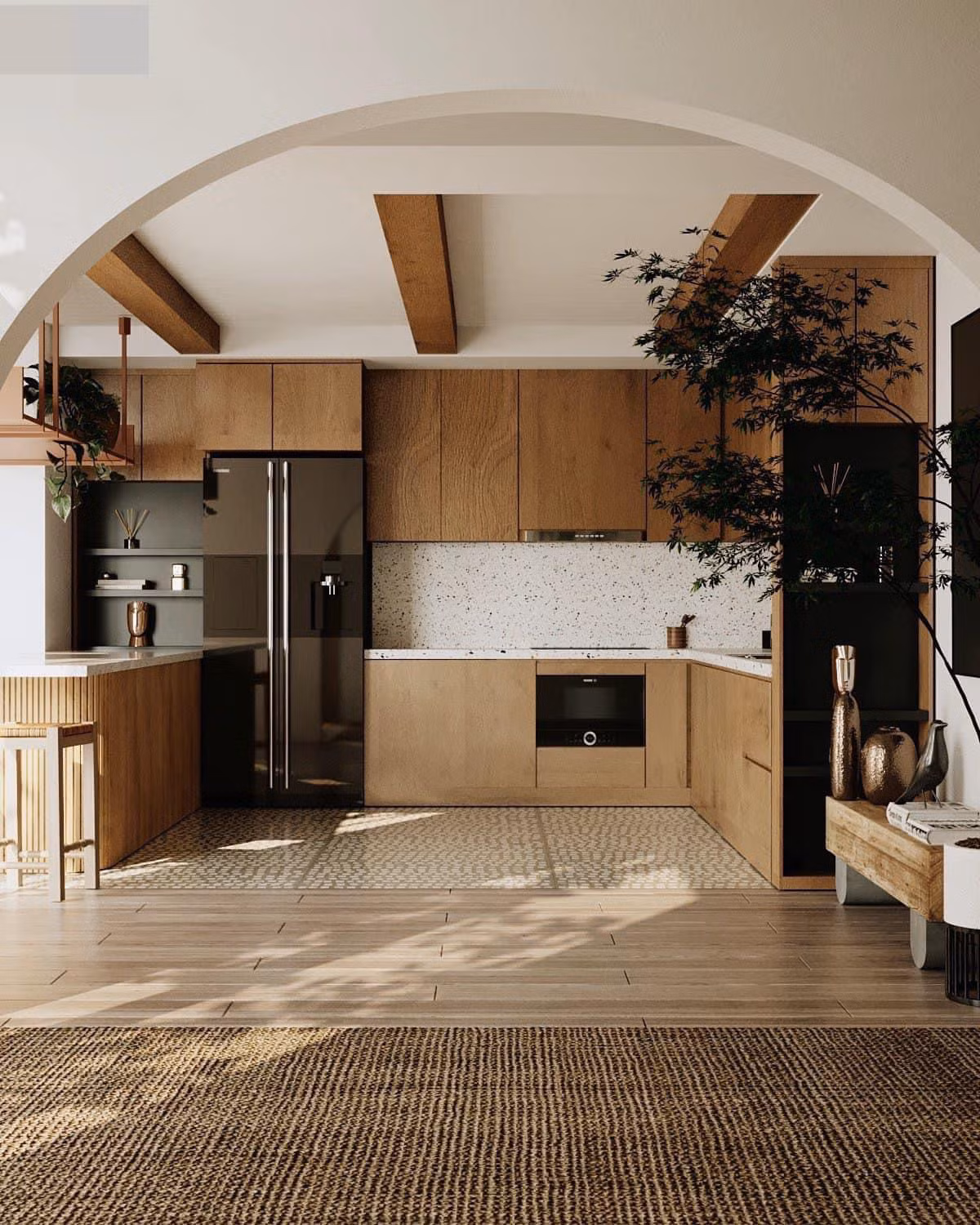 Trang tri nha cua don Tet giup vuong khi, phuc loc doi dao-Hinh-6