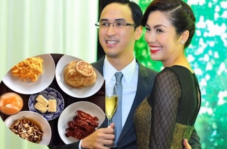 Hai vợ chồng Tăng Thanh Hà - Louis Nguyễn rất hạnh phúc sau 2 năm chung sống. Nữ diễn viên thường xuyên nấu ăn cho chồng.