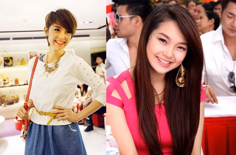 Năm 2013, Minh Hằng quyết định cắt tóc tém để vào vai trong bộ phim "Vừa đi vừa khóc". Hình ảnh mái tóc tém cá tính của nữ ca sĩ kiêm diễn viên khá gây ấn tượng với mọi người nhưng khi phim đóng máy cũng là lúc giọng ca "Một vòng trái đất" để tóc dài trở lại.