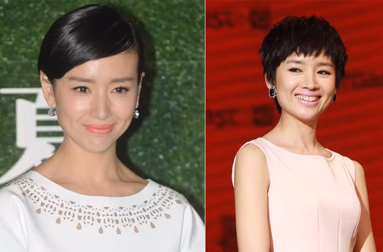 Sau những biến cố trong đời sống riêng, Đổng Khiết gày và già đi rất nhiều.