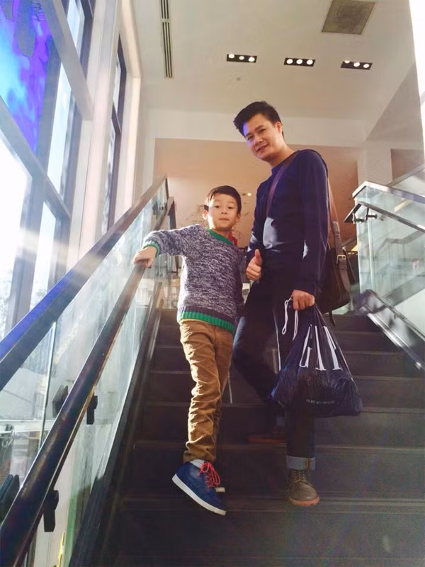 Trông Bảo Nam lớn hơi tuổi lên 6 của mình rất nhiều.