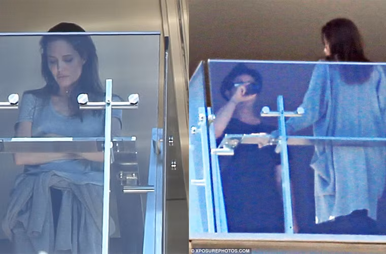 Một người chứng kiến cho biết: “Khi Brad vung tay lên, trông mặt anh ấy rất tức giận. Hai người nói chuyện với nhau với thái độ giận dữ. Trông Angie như sắp khóc”.