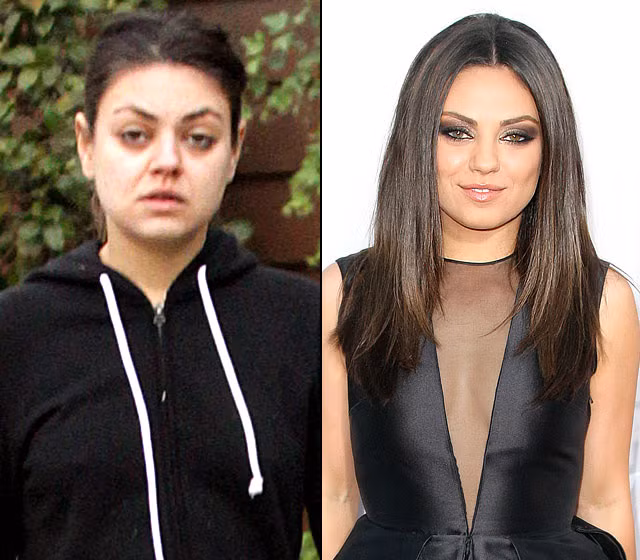 Mila Kunis hai mắt thâm quầng, khuôn mặt sưng húp khi đi bộ trên đường phố Hollywood. Hình ảnh này khác xa với khi cô xinh tươi đi buổi công chiếu phim "Ted" trước đó nửa năm.