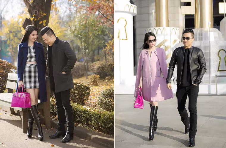 Ngọc Trinh tình tứ Khắc Tiệp như đôi tình nhân trong những chuyến du ngoạn nước ngoài. Những hình ảnh Ngọc Trinh và Khắc Tiệp ở Hàn Quốc mới đây đã lại một lần nữa làm dấy lên nghi án tình cảm của cặp đôi này.