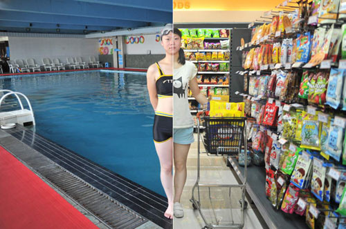 Lou Tianni, sinh viên năm nhất trường Cao đẳng Nghề đường sắt Hunan. Công việc làm thêm giáo viên dạy bơi mang lại cho cô bạn thu nhập 1.000 NDT (hơn 163 USD). Lou kiếm tiền để trang trải học phí.