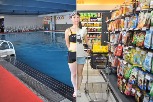 Lou Tianni, sinh viên năm nhất trường Cao đẳng Nghề đường sắt Hunan. Công việc làm thêm giáo viên dạy bơi mang lại cho cô bạn thu nhập 1.000 NDT (hơn 163 USD). Lou kiếm tiền để trang trải học phí.