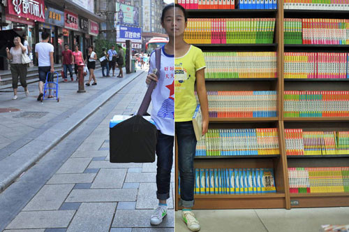 Nữ sinh lớp 12 Chen Linrong làm thêm việc bán kem để được trải nghiệm cuộc sống. Công việc này mạng lại cho Chen thu nhập 800 NDT (gần 132 USD)/ tháng.