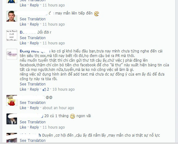 Thư mời của vị tổng giám đốc gây ra nhiều ý kiến trái chiều trong cộng đồng mạng.