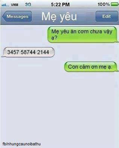 Chỉ có mẹ mới hiểu con.