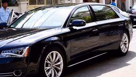 Thu Minh mới tậu chiếc Audi A8L cách đây không lâu.