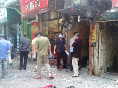 Ngõ 78 nơi phát hiện sự việc.