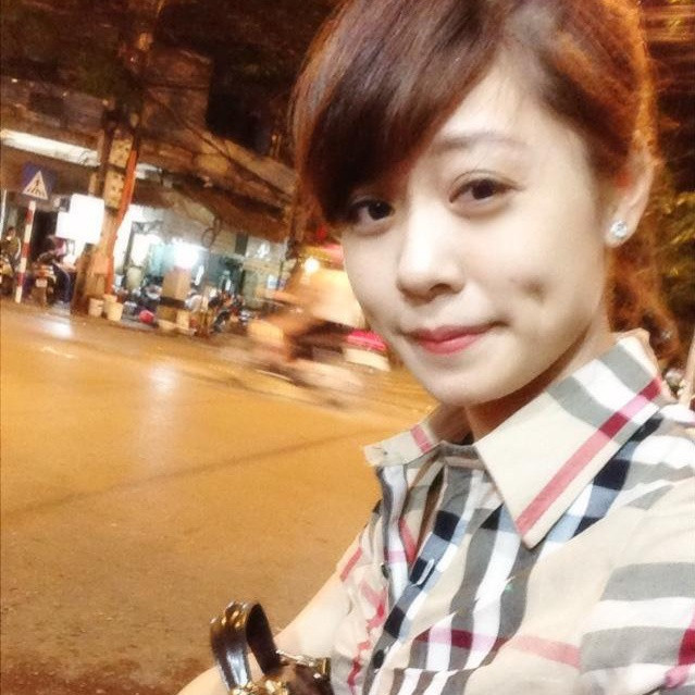 Khuôn mặt xinh xắn của nữ cảnh sát tương lai.