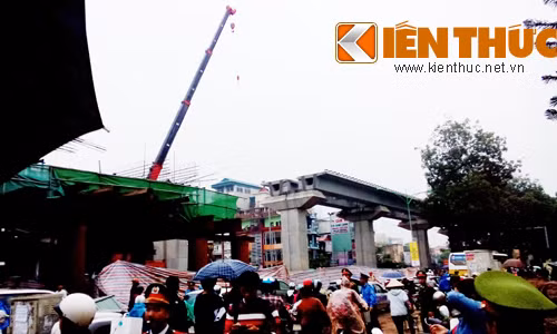 Hiện trường vụ việc. Ảnh: Tiến Dũng.