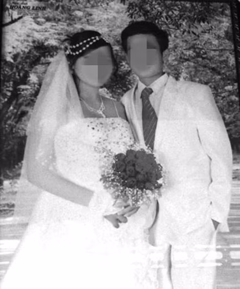 Ảnh cưới của anh Thu và chị Ly.