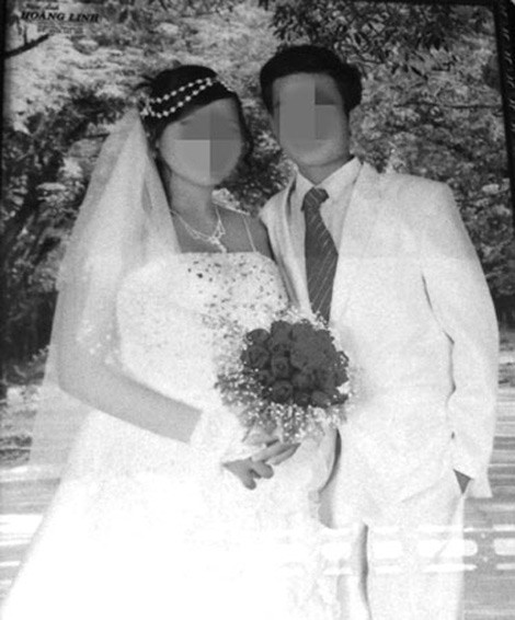 Ảnh cưới của anh Thu và chị Ly.