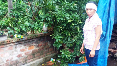 Hiện trường nơi xảy ra sự việc.