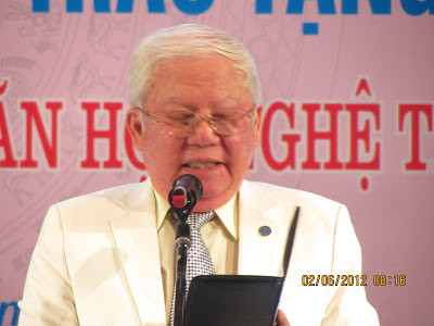 Nhạc sĩ - nhà lý luận phê bình âm nhạc Hồ Quang Bình.