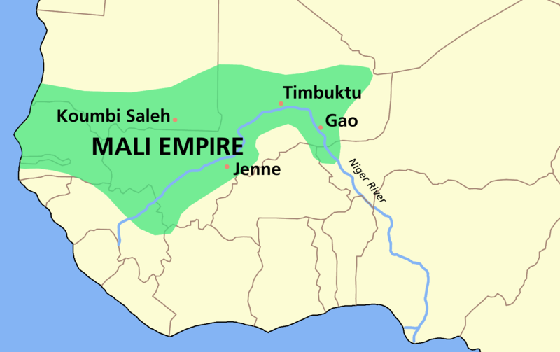Dưới thời Mansa Musa, lãnh thổ đế chế Mali trải rộng từ bờ biển Đại Tây Dương đến Nigeria và từ sa mạc Sahara phía Bắc đến các khu rừng nhiệt đới phía Nam.