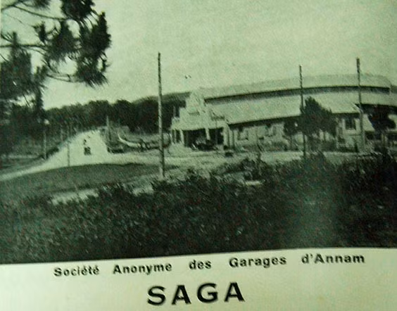 Nhà xe SAGA, nay đã trở thành tòa nhà Panorama Đà Lạt, số 37 Trần Hưng Đạo.
