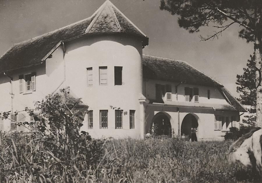 Một dinh thự Pháp ở Đà Lạt, ngày nay là trường Mầm non 5 trên đường Hải Thượng.