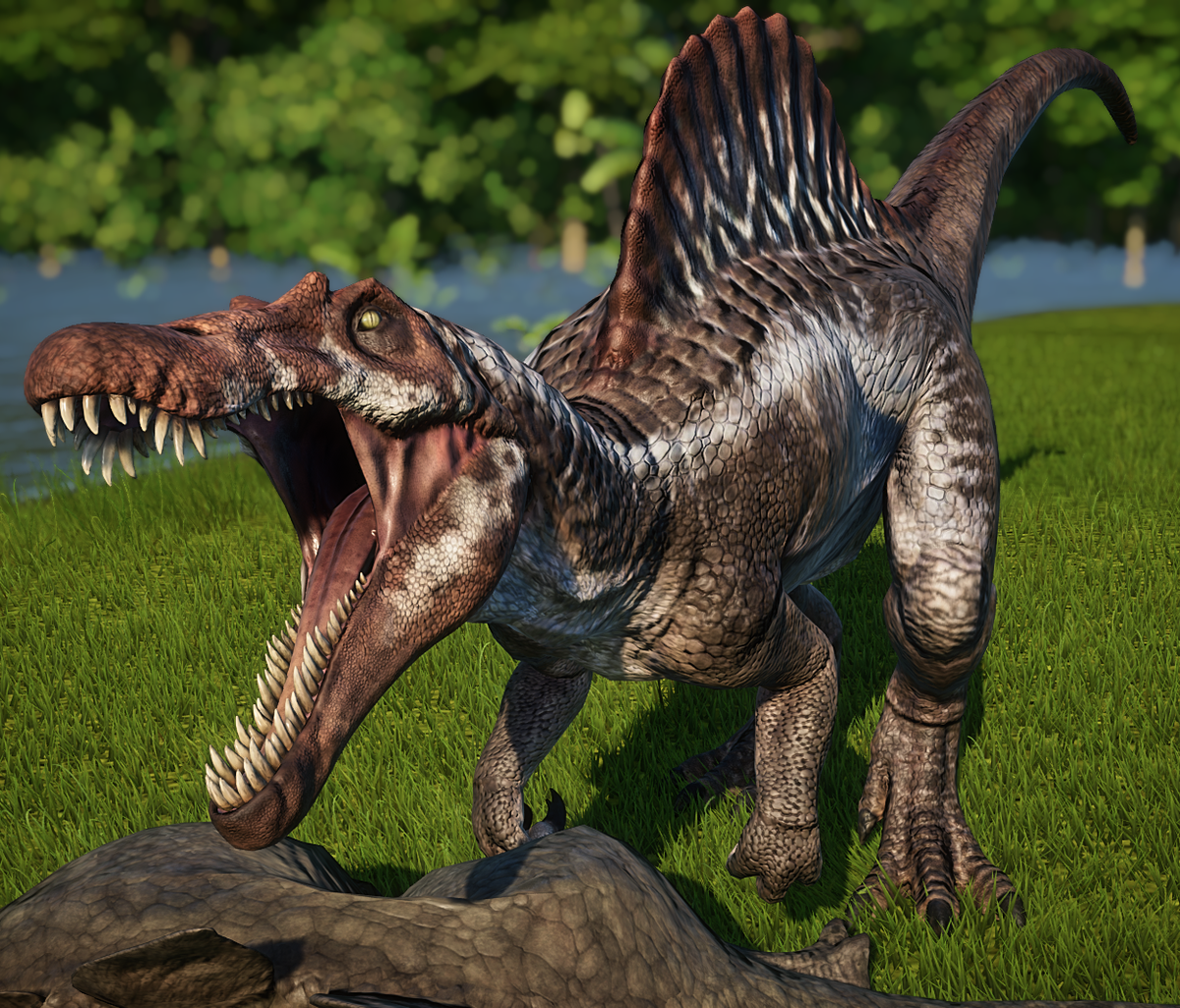 Một số hình ảnh phục dựng về khủng long Spinosaurus.