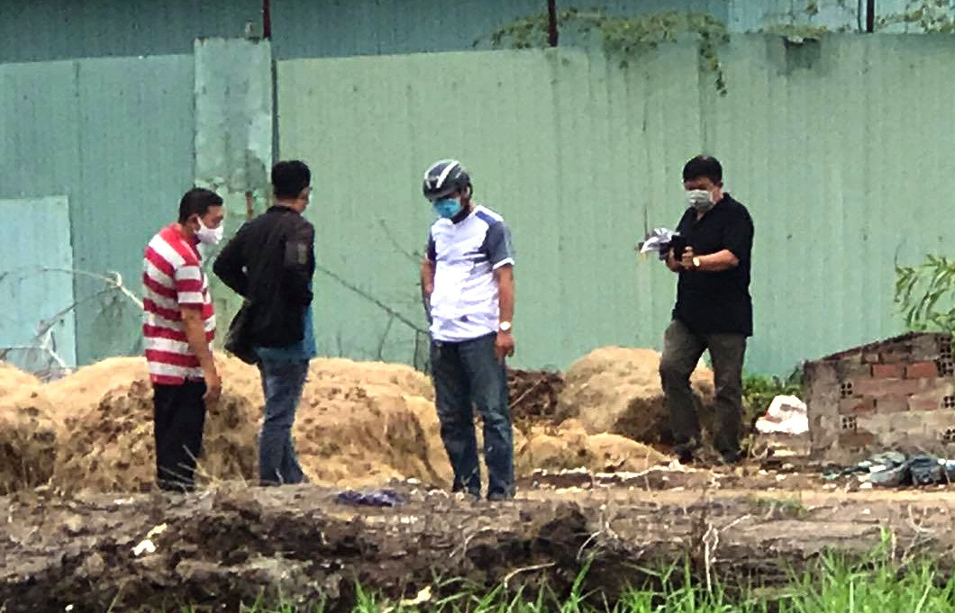 Nguoi dan ong chet bat thuong tai bai dat trong o TP.HCM